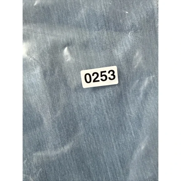 Hollister Embroidered Lowrise Baggy Jeans Raw Hem 12 L Festival Y2K Casual Boho - Picture 11 of 11